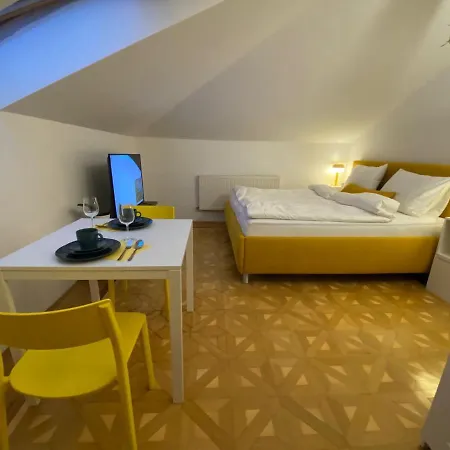 Small But Charming-yellow Apartament